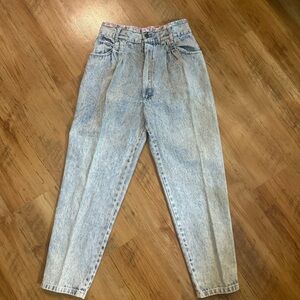 VTG 80’s Silver Unicorn Jeans Womens 27’’